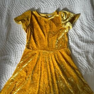 Nordstrom Brand 1901-Girls Crushed Velvet Dress